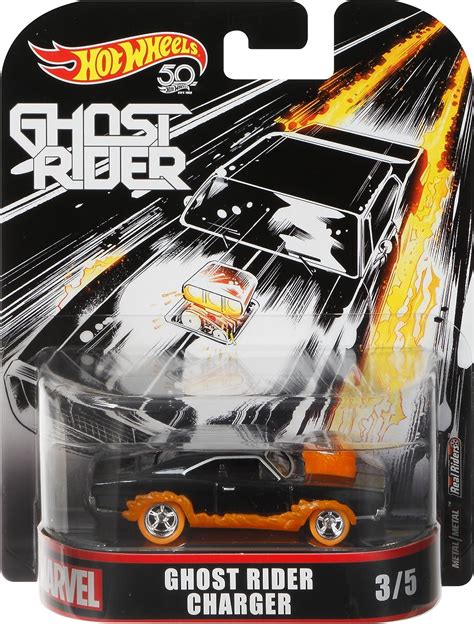 Ghost rider hot wheels - 2019 HOT WHEELS MARVEL GHOST RIDER DODGE CHARGER REAL RIDERS IN PROTECTOR. Collin's Collectible Diecast (760) 99.7% positive; Seller's other items Seller's other items; ... Hot Wheels Real Riders Marvel Universe Diecast Cars, Marvel Universe Diecast Vehicles Hot Wheels Real Riders,